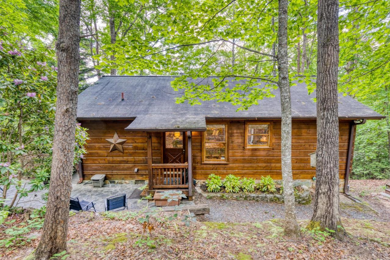 Secluded Sunrise Ridge-10 Min From Blue Ridge, King Beds, Hot Tub, 2 Porches, Fireplace Wood Burning, Mountain View, Cozy エクステリア 写真